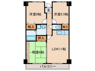 グレ－スコ－トの物件間取画像